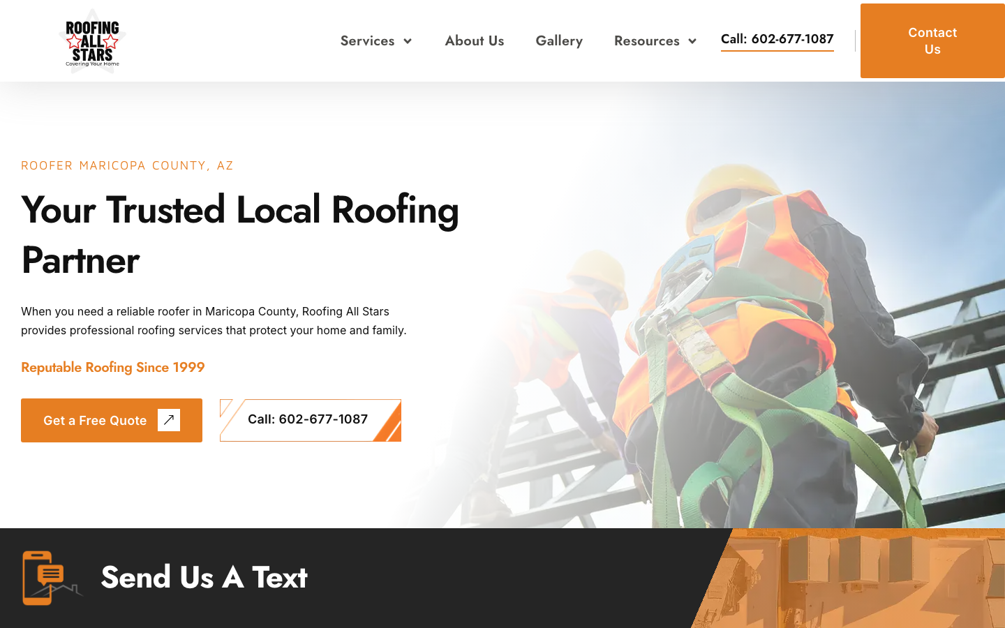 Roofing All Stars — Old site